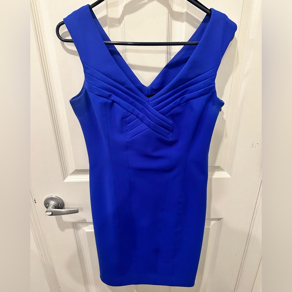 Laundry cobalt blue dress